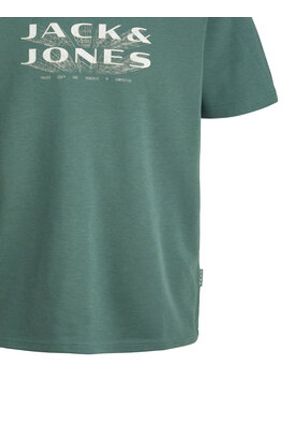 Jack & Jones T-Shirt Fusion 12289880 Zielony Regular Fit. Kolor: zielony. Materiał: bawełna