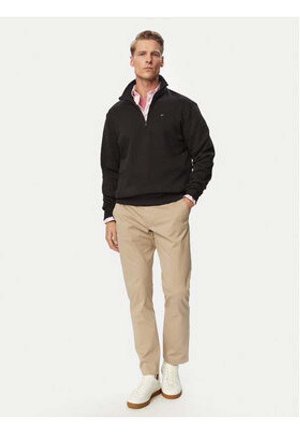 Tommy Jeans Bluza DM0DM20339 Czarny Regular Fit. Kolor: czarny. Materiał: bawełna