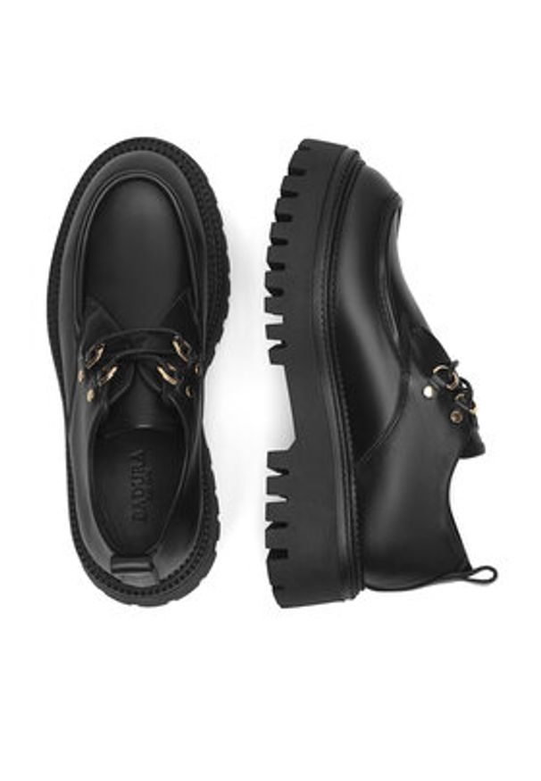 Badura Loafersy AKEL-3472-24 Czarny. Kolor: czarny. Materiał: skóra