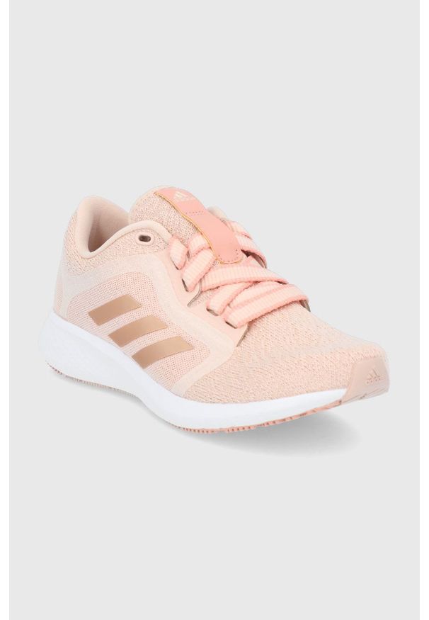 Adidas - adidas Buty Edge Lux 4 kolor różowy. Nosek buta: okrągły. Zapięcie: sznurówki. Kolor: różowy. Materiał: materiał, guma