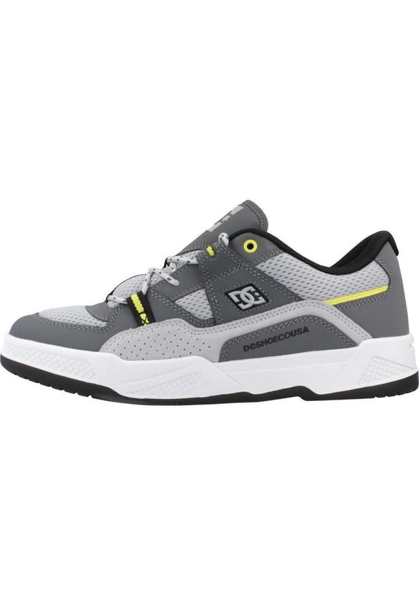 DC Shoes - Tenisówki Dc Model Construct Kolor Szary. Kolor: szary. Materiał: syntetyk, tkanina, skóra