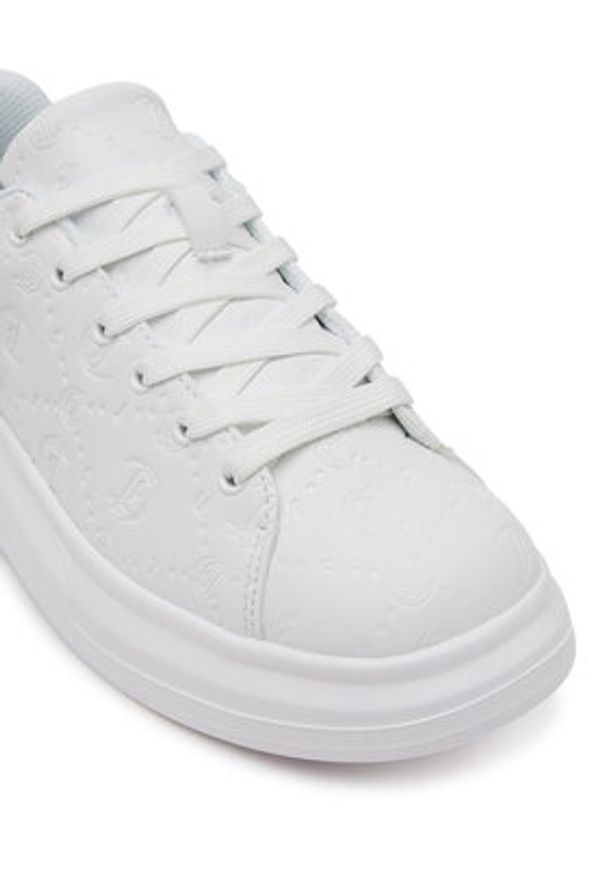 Just Cavalli Sneakersy 78RA3SB6 ZSC31 Biały. Kolor: biały. Materiał: skóra