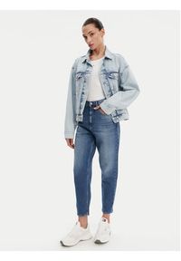 Tommy Jeans Jeansy DW0DW20578 Niebieski Mom Fit. Kolor: niebieski