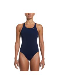 Nike Swim - Strój Kąpielowy Nike Hydrastrong Solid Fastback – Granatowy – Rozmiar 28. Kolor: niebieski #1