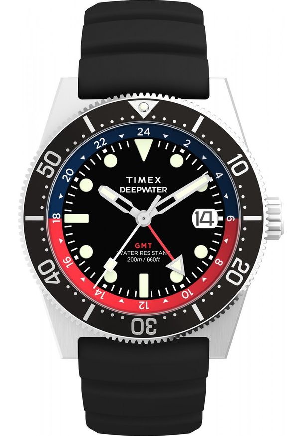 Zegarek Timex Zegarek męski Timex TW2W75000 czarny. Kolor: czarny