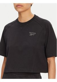 Reebok T-Shirt 100214092 139-18-00 Czarny Regular Fit. Kolor: czarny. Materiał: bawełna #4