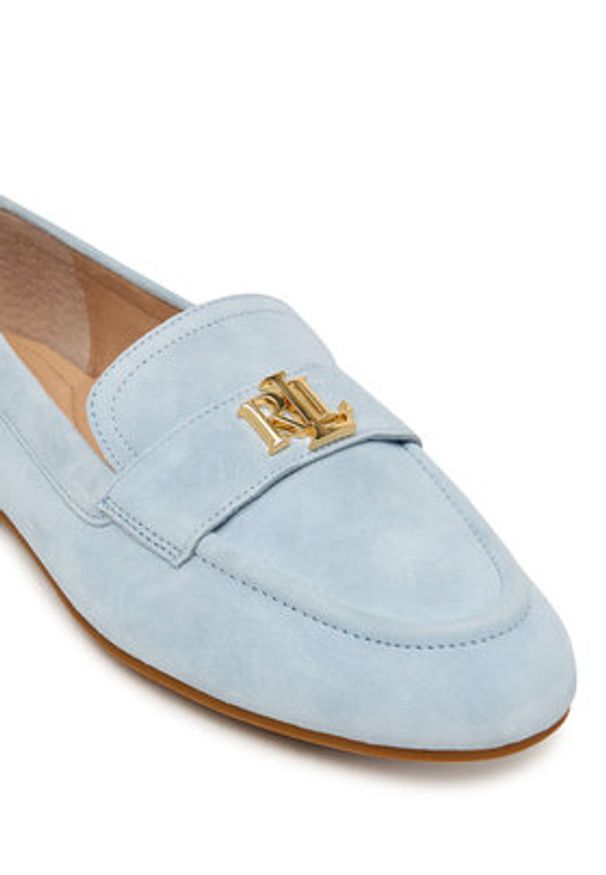 Lauren Ralph Lauren - LAUREN RALPH LAUREN Lordsy 802946809016 Niebieski jasny. Kolor: niebieski. Materiał: skóra, zamsz