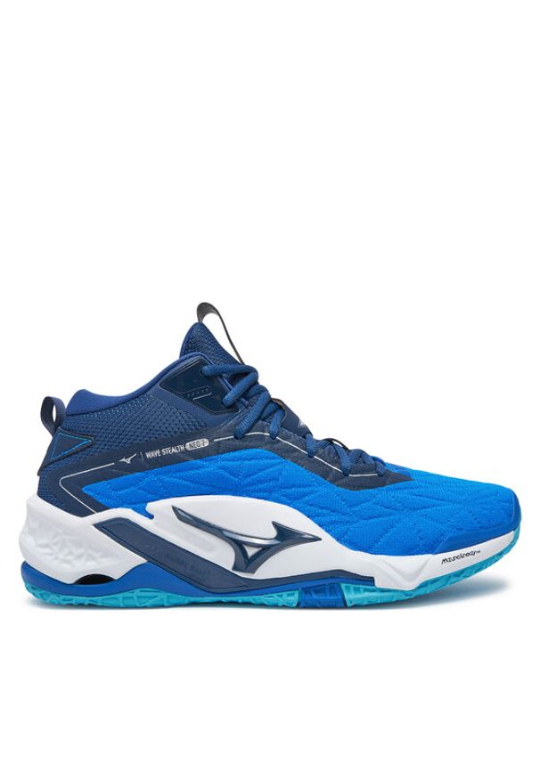 Mizuno Buty halowe Wave Stealth Neo 2 Mid X1GA2405 Niebieski. Kolor: niebieski. Materiał: materiał. Model: Mizuno Wave