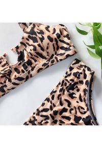 Intica - Strój kąpielowy dwuczęściowy z ozdobnym kółkiem na lato Antra. Kolor: czarny. Materiał: materiał #7