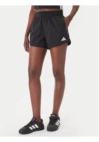 Adidas - adidas Szorty sportowe Pacer Workout Flex KC9554 Czarny Regular Fit. Kolor: czarny. Materiał: syntetyk #1