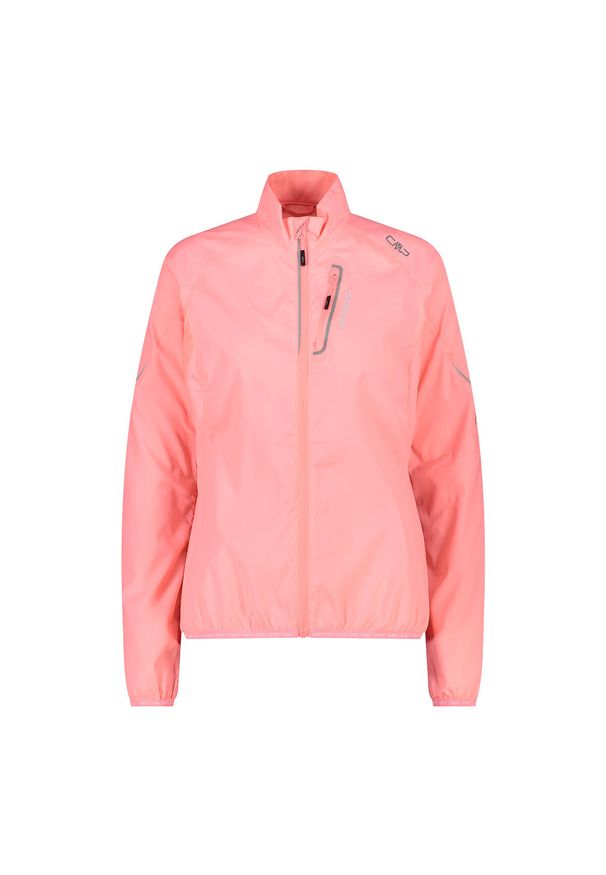 Damska wiatrówka CMP. Kolor: różowy. Materiał: softshell. Sport: turystyka piesza