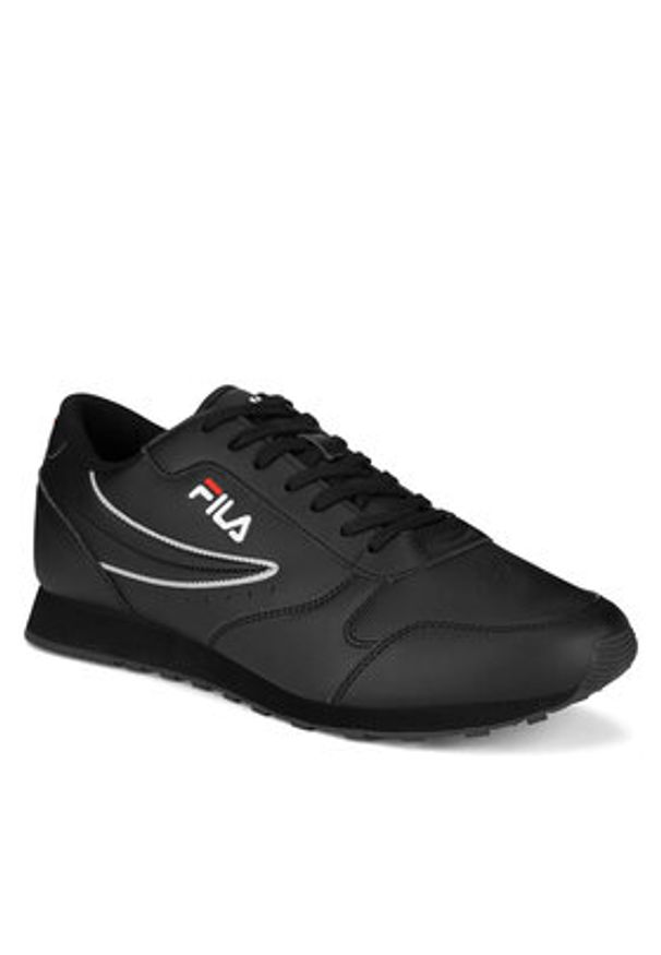 Fila Sneakersy Orbit 1010263-12V Czarny. Kolor: czarny. Materiał: skóra