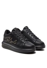 Karl Lagerfeld - KARL LAGERFELD Sneakersy KL62510G Czarny. Kolor: czarny. Materiał: skóra #6