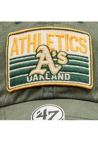 47 Brand Czapka z daszkiem Mlb Oakland Athletics Four Stroke 47 Clean Up B-FRSTK18BXP-BTA Zielony. Kolor: zielony. Materiał: materiał #3