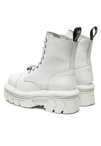 NEW ROCK Glany M-MILI083CM-C56 Biały. Kolor: biały. Materiał: skóra. Styl: rockowy #5