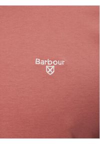 Barbour T-Shirt Essential Sports MTS0331PI55 Różowy Tailored Fit. Kolor: różowy. Materiał: bawełna #4