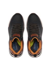 skechers - Skechers Sneakersy Treno 66204/BLK Czarny. Kolor: czarny. Materiał: skóra #8