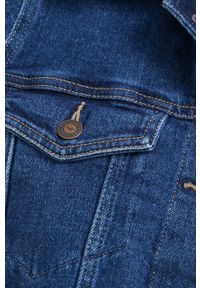 Hollister Co. kurtka jeansowa damska kolor granatowy przejściowa. Kolor: niebieski. Materiał: jeans #5