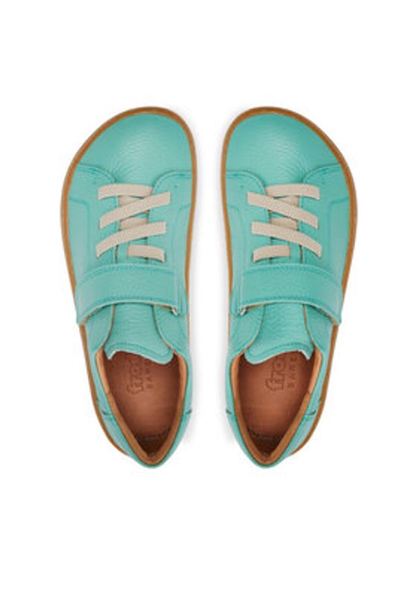 Froddo Sneakersy Barefoot Elastic G3130241-9 DD Turkusowy. Kolor: turkusowy. Materiał: skóra