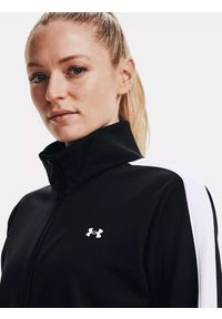 Dres sportowy dla kobiet Under Armour Trickot Tracksiut. Kolor: czarny. Materiał: dresówka