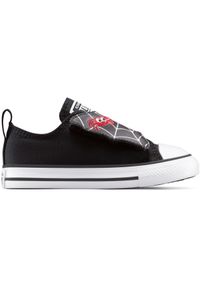 Buty sportowe dla dzieci Converse Chuck Taylor All Star One Strap. Okazja: na co dzień. Kolor: czarny. Materiał: materiał. Model: Converse All Star #1