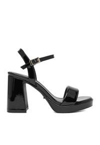 DeeZee Sandały CEO-SS22-049 Czarny. Kolor: czarny. Materiał: materiał #1