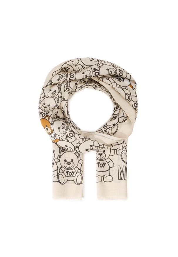 Szal MOSCHINO. Kolor: beżowy
