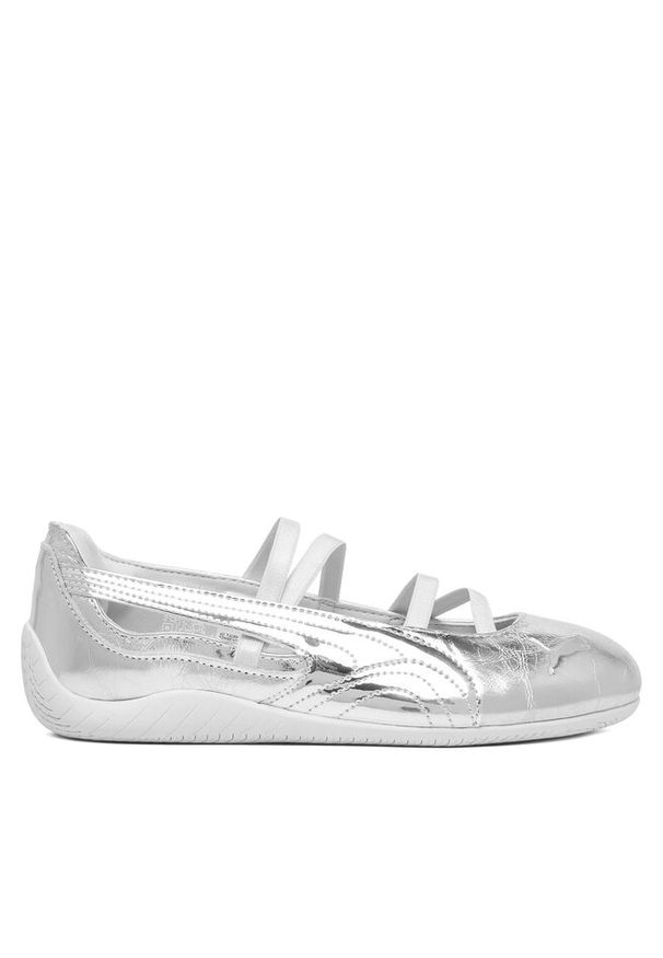Baleriny Puma. Kolor: srebrny