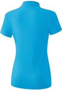 ERIMA - Damska koszulka polo Erima Teamsport. Typ kołnierza: polo. Kolor: zielony, niebieski, wielokolorowy. Materiał: elastan, bawełna. Sport: piłka nożna