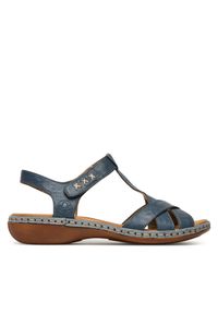 Sandały Rieker. Kolor: niebieski #1