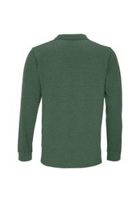 SOL'S - Koszulka Polo Z Długim Rękawem Dla Dorosłych Unisex Planet. Okazja: na co dzień. Typ kołnierza: polo. Kolor: zielony. Długość rękawa: długi rękaw. Długość: długie. Styl: casual