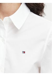 TOMMY HILFIGER - Tommy Hilfiger Koszula WW0WW47169 Biały Regular Fit. Kolor: biały. Materiał: bawełna #3