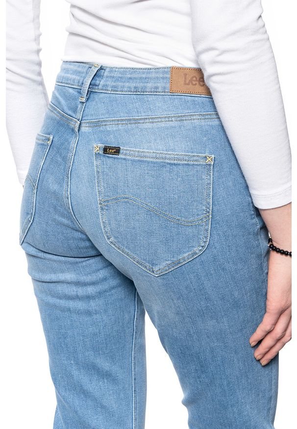 Lee - LEE MARION STRAIGHT DAMSKIE SPODNIE JEANSOWE LIGHT LOU L301QDXJ 112105884