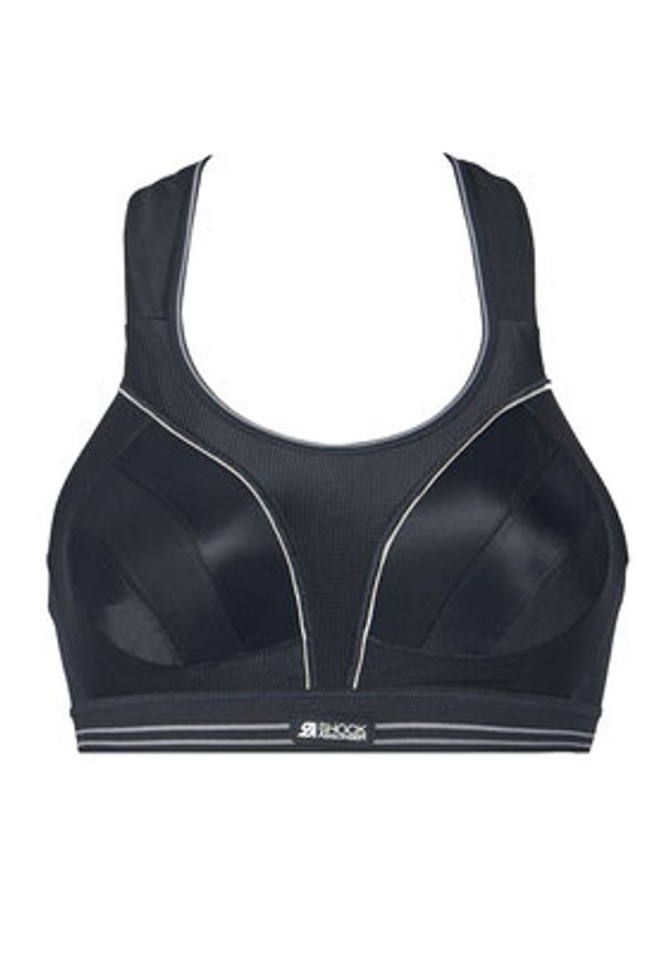 Shock Absorber Biustonosz top Ultimate Run U10046 Czarny. Kolor: czarny. Materiał: syntetyk. Sport: bieganie