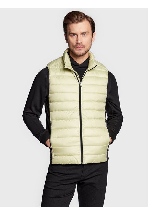 Calvin Klein Bezrękawnik Side Logo K10K108292 Zielony Regular Fit. Kolor: zielony. Materiał: syntetyk. Długość rękawa: bez rękawów