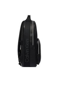 Calvin Klein Plecak Webbing Strap Round Backpack LV04D3282G Czarny. Kolor: czarny. Materiał: skóra #6