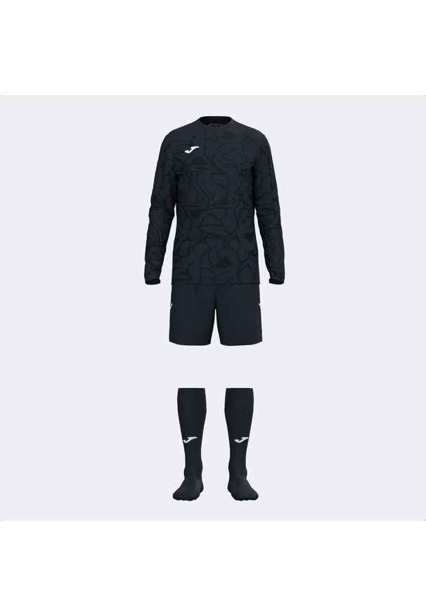Zestaw bramkarski Joma Zamora IX. Kolor: czarny. Materiał: dresówka, skóra. Sport: piłka nożna