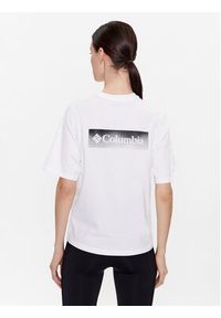 columbia - Columbia T-Shirt North Casades 1992085 Biały Relaxed Fit. Kolor: biały. Materiał: bawełna #3