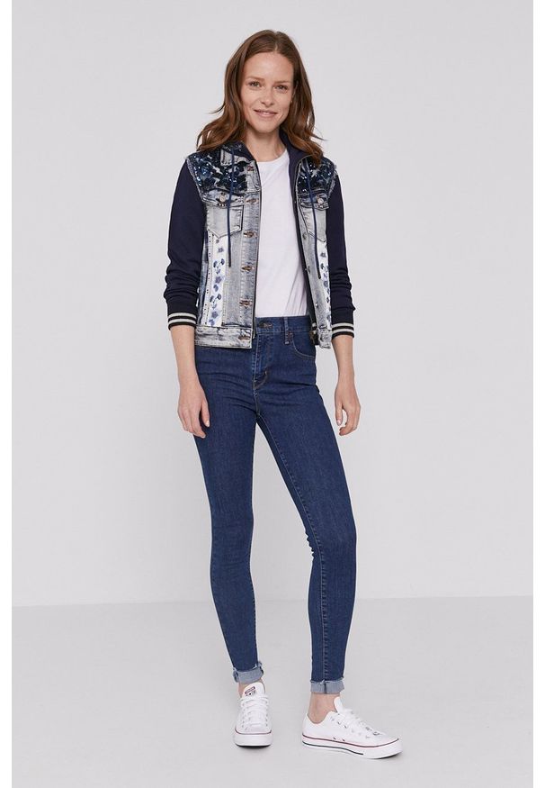 Levi's® - Levi's - Jeansy Hirise. Okazja: na spotkanie biznesowe. Kolor: niebieski. Styl: biznesowy