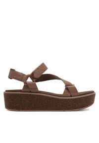Teva Sandały Madera Wedge 1151015 Brązowy. Kolor: brązowy. Materiał: materiał #1