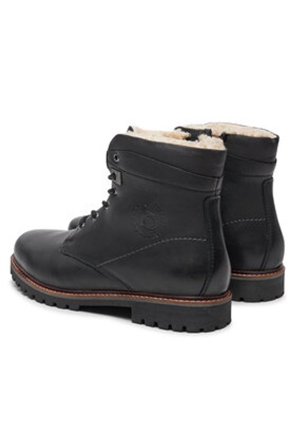 Bugatti Trapery BUGATTI-321AOQ521200 1000 SCHWARZ Czarny. Kolor: czarny. Materiał: skóra, nubuk