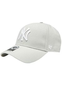 47 Brand - Czapka z daszkiem dla dorosłych New York Yankees MVP Cap. Kolor: szary. Materiał: wełna, akryl