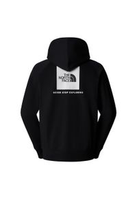The North Face Bluza Raglan Redbox Nf0A89F9Ky4. Kolor: czarny. Długość rękawa: raglanowy rękaw