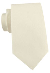 Męski Krawat Alties - Kolor Kremowy. Kolor: kremowy. Materiał: tkanina. Styl: wizytowy, elegancki #1