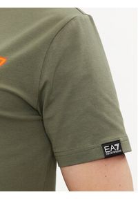 EA7 Emporio Armani T-Shirt 3DPT37 PJMUZ 1846 Zielony Regular Fit. Kolor: zielony. Materiał: bawełna #4