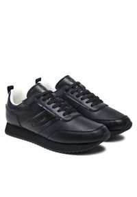 Calvin Klein Sneakersy Low Top Lace Up Logo Lth HM0HM01654 Czarny. Kolor: czarny. Materiał: skóra #5