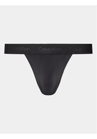 Calvin Klein Underwear Stringi 000NB3854A Czarny. Kolor: czarny. Materiał: syntetyk #1