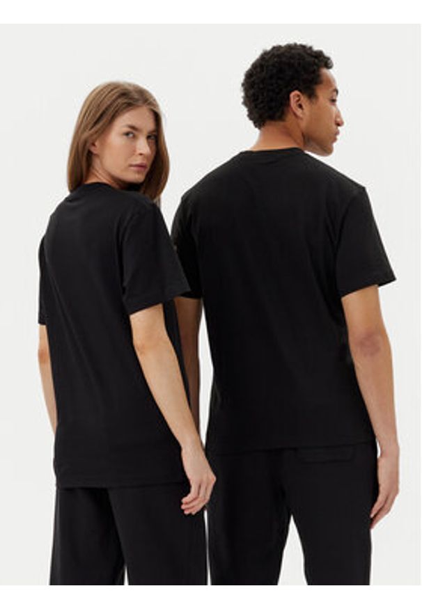 Lacoste T-Shirt TH2827 Czarny Regular Fit. Kolor: czarny. Materiał: bawełna