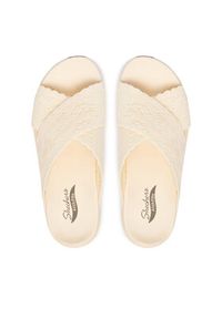 skechers - Skechers Klapki Arch Fit 2.0 164079/OFWT Beżowy. Kolor: beżowy. Materiał: materiał #6