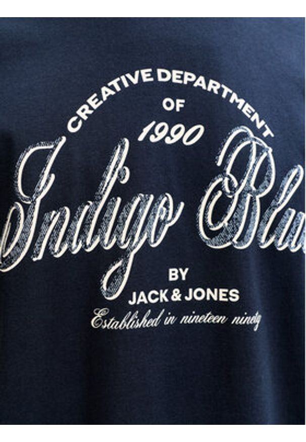 Jack & Jones T-Shirt Denver 12291213 Niebieski Relaxed Fit. Kolor: niebieski. Materiał: bawełna